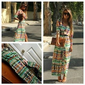 Sheer multi cover up or dress